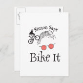 Fietsen Briefkaart (Voorkant / Achterkant)