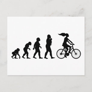Fietsen Briefkaart