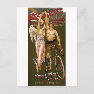 Fietsen Briefkaart