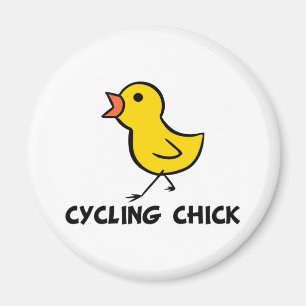 Fietsen Chick Magnet Magneet