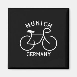 Fietsen Duitsland München Grafisch  Magneet