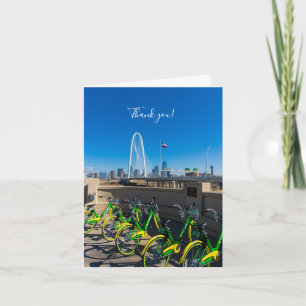 Fietsen en Dallas dank u kaart