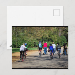 Fietsen en kinderwagens briefkaart
