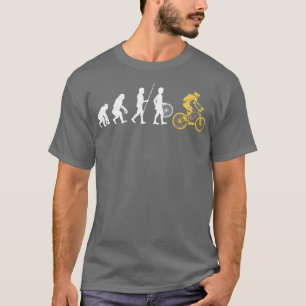 Fietsen Evolutie Fietser Fietser T-shirt