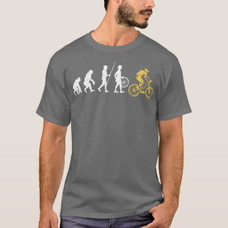 Fietsen Evolutie Fietser Fietser T-shirt