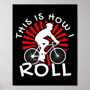 Fietsen Fiets Bmx Fietser Wielrenner Zadel Bicycle Poster