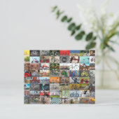 Fietsen Fietsen Collage Briefkaart (Staand voorkant)