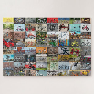 Fietsen fietsen legpuzzel