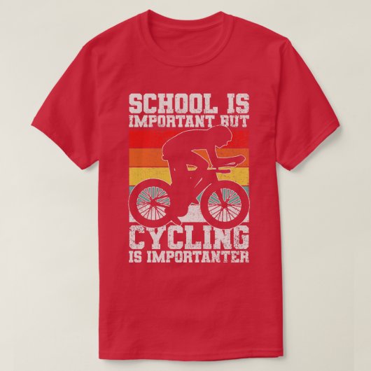 Fietsen Fietser Fiets 2 T-shirt (Design voorkant)