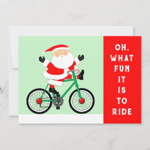 Fietsen Fietser Kerstmis Feestdagenkaart