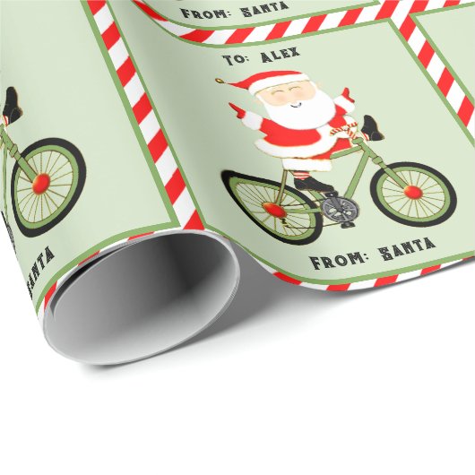 Fietsen Fietser Vakantiecadeau Cadeaupapier (Rol Hoek)