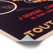 Fietsen  Franse Adverteren Poster (Hoek)