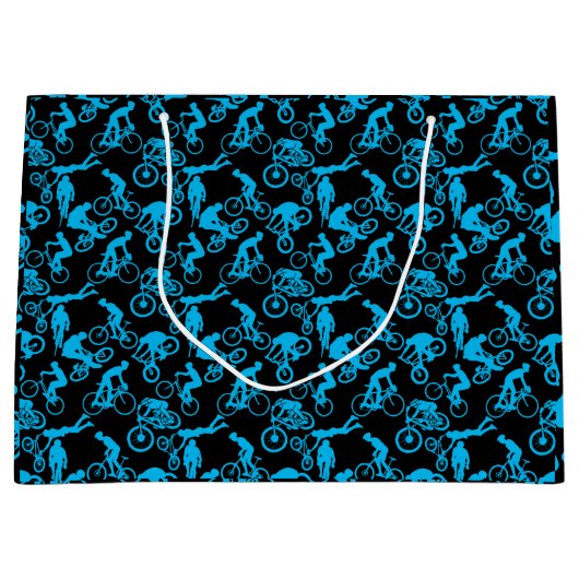 Fietsen Freestyles Pattern.b x4 Black BG Groot Cadeauzakje (Voorkant)