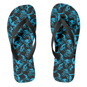 Fietsen Freestyles Pattern.b x4 Black BG Teenslippers