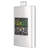 Fietsen Geel Groen Wit Polka-dot truien Flacon (Links)