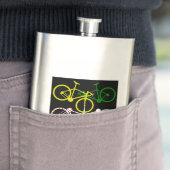 Fietsen Geel Groen Wit Polka-dot truien Flacon (Voorbeeld)