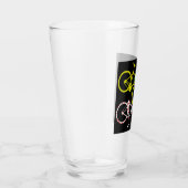 Fietsen Geel Groen Wit Polka-dot truien Glas (Rechts)