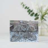 Fietsen, Gent (België) Briefkaart (Staand voorkant)