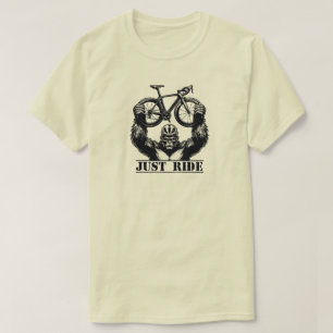 Fietsen Gewoon rijden Gorilla T-shirt