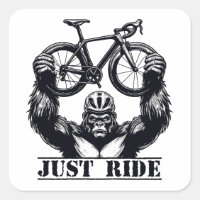 Fietsen Gewoon rijden Gorilla