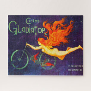 Fietsen Gladiator Franse fietsen en Poster Legpuzzel