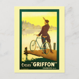 Fietsen Griffon door Walter Thor Briefkaart