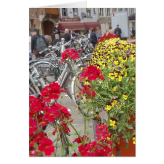 Fietsen, Historic City Center of Brugge, België