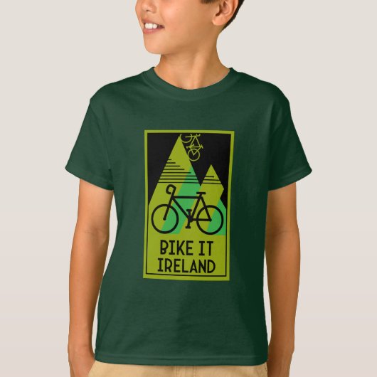 Fietsen Ierland T-shirt (Voorkant)