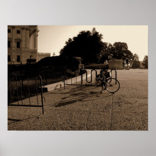Fietsen in Washington Poster
