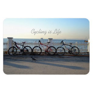 Fietsen is leven magneet