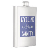 Fietsen is mijn gezond verstand flacon (Rechts)