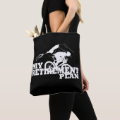 fietsen is mijn pensioenplan draagtas (Dichtbij)