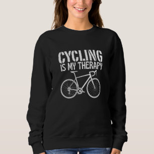 fietsen is mijn therapie trui