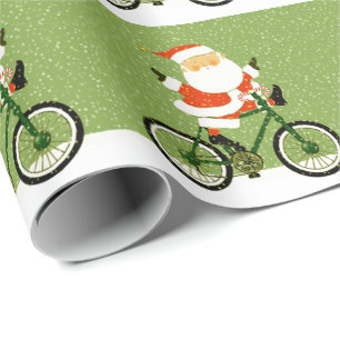 Fietsen Kerst Fietsonderdelen Kerstcadeau Cadeaupapier