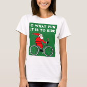 Fietsen Kerstuitrusting T-shirt (Voorkant)