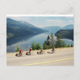 Fietsen langs 6 uur - Slocan Lk - British Columbia Briefkaart
