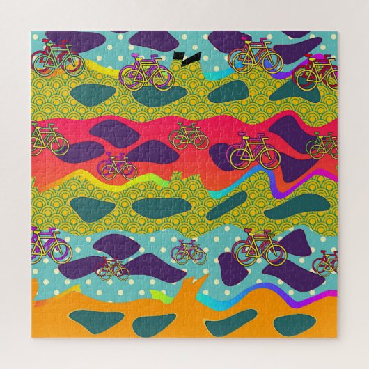 Fietsen leuke puzzel (Verticaal)