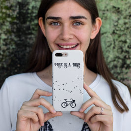 Fietsen Leven, gratis als een vogel aanpasbaar iPhone 11 Hoesje