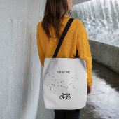 Fietsen Leven, gratis als een vogel aanpasbaar Draagtas