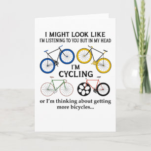 Fietsen lijkt het alsof ik naar je luister kaart