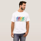 Fietsen (mannelijk) t-shirt (Voorkant volledig)