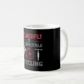 Fietsen - Melancholy is niet compatibel Koffiemok (Voorkant rechts)