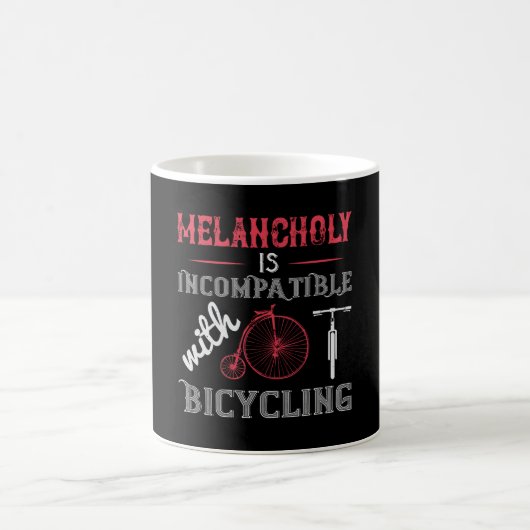 Fietsen - Melancholy is niet compatibel Koffiemok (Center)