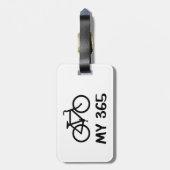 Fietsen, Mijn 365 Bagagelabel (Achterkant verticaal)