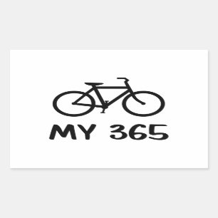 Fietsen, Mijn 365 Rechthoekige Sticker