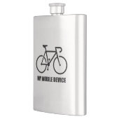 Fietsen, mijn mobiele apparaat flacon (Links)