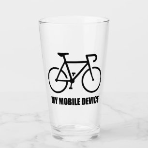 Fietsen, mijn mobiele apparaat glas