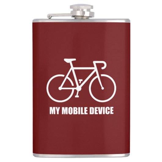 Fietsen, mijn mobiele apparaat heupfles (Voorkant)