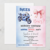 Fietsen of strikken Geslacht Onthullen Partij Kaart (Voorkant / Achterkant)