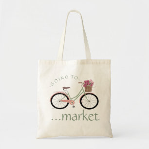fietsen - op de markt brengen tote bag